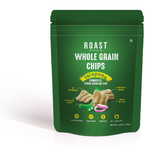 Wholegrain Chips Jalapeno – 100gm